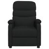 vidaXL Massage Chair Black Fabric