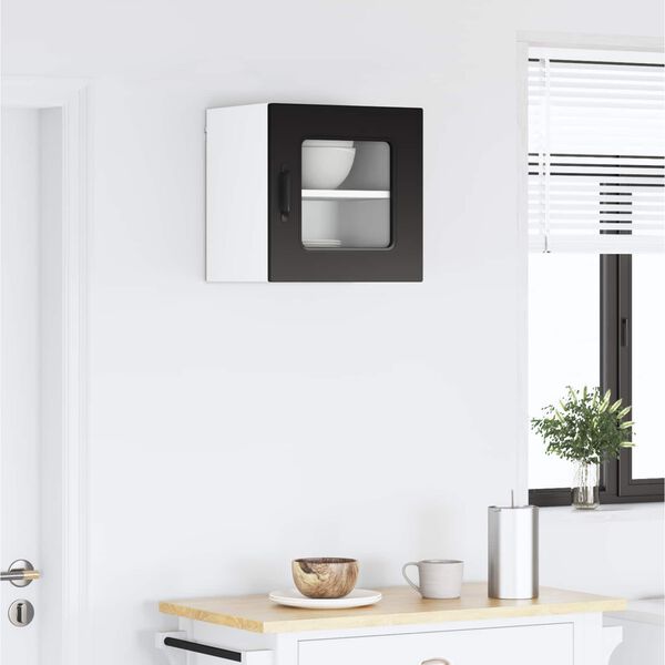 vidaXL Kitchen Cabinet Kalmar Black 40 x 31 x 40 cm Engineered Wood