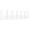 vidaXL U-shape Gabion Basket with 7 Posts Iron 740x20x200 cm