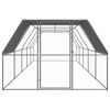 vidaXL Chicken Cage 3x10x2 m Galvanised Steel