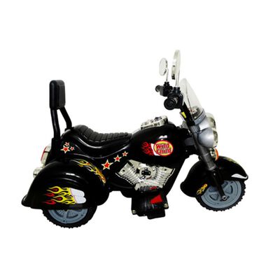 vidaXL Battery-Powered Ride-on Toy Motorbike Black