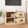 vidaXL TV Cabinet Sonoma Oak 73x35.5x47.5 cm Engineered Wood