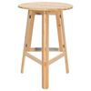 vidaXL Bar Table | Natural wood | Fir Wood | 78cm wide and 109cm high | Foldable