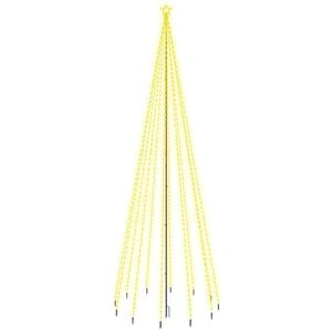 vidaXL Christmas Tree with Spike Warm White 732 LEDs 500 cm