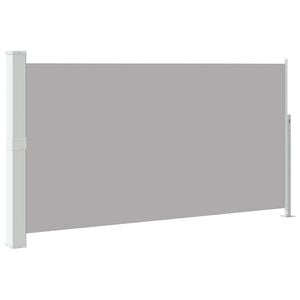 vidaXL Patio Retractable Side Awning 170x300 cm Grey