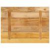 vidaXL Table Top 70x60x2.5 cm Rectangular Solid Wood Rough Mango