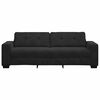 vidaXL 3-Seater Sofa Black 220x78x80 cm Velvet