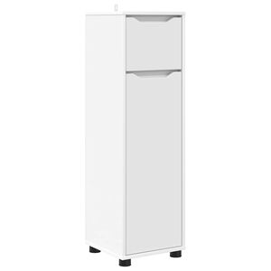 vidaXL Bathroom Cabinet White 30.5 x 30 x 101 cm Engineered Wood