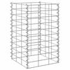 vidaXL Gabion Raised Beds 3 pcs 30x30x50 cm Iron