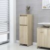 vidaXL Bathroom Cabinet Sonoma Oak 30x30x95 cm Engineered Wood