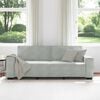 vidaXL 3-Seater Sofa Light Grey 220x78x84 cm Velvet