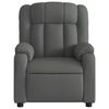 vidaXL Recliner Chair Dark Grey Fabric