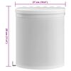 vidaXL Kitchen Built-in Dust Bin Plastic 8 L