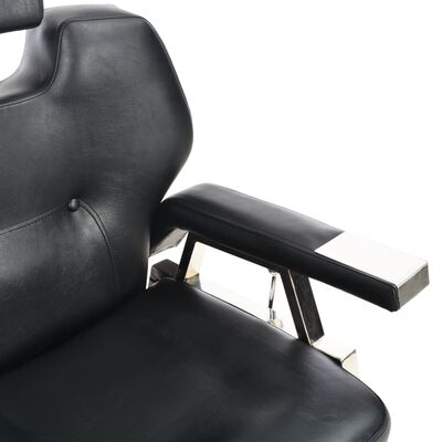 vidaXL Barber Chair Black 72x68x98 cm Faux Leather