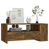vidaXL Coffee Table Smoked Oak 102x55x42 cm Engineered Wood