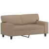 vidaXL 3 Piece Sofa Set with Pillows Cappuccino Faux Leather