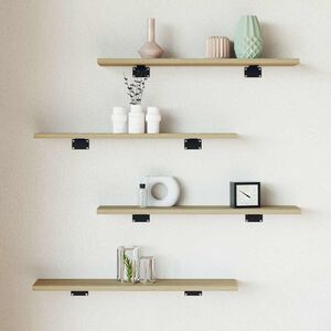 vidaXL Bookshelf Boards 8 pcs Sonoma Oak 60x10x1,5 cm Engineered Wood