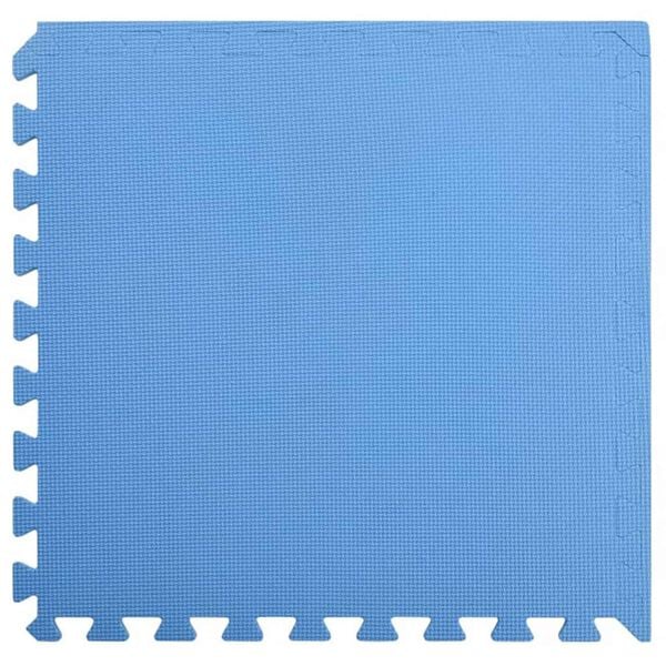 vidaXL Puzzle Exercise Mats 12 pcs Blue 4.32 ㎡ EVA Foam