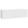 vidaXL Wall-mounted TV Cabinet White Engineered Wood