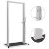 vidaXL Shower Panel | Silver | 201 stainless steel, WPC | Large | Durable