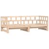 vidaXL Daybed with Trundle without Mattress 90x190 cm Single Solid Wood