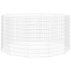 vidaXL Free Range Animal Enclosure 12-Panel 54x100 cm Galvanised Iron