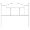 vidaXL Metal Replace Headboard White 107 cm