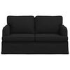 vidaXL Sofa Black 144 x 80 x 85 cm Fabric