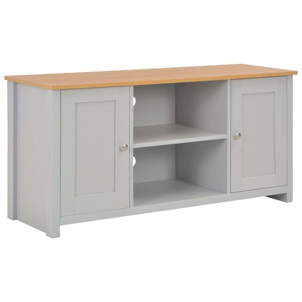 vidaXL TV Cabinet Grey 120x39x58 cm