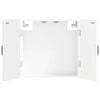 vidaXL Dartboard Cabinet UTRECHT White 52.5 x 10.5 x 53.5 cm