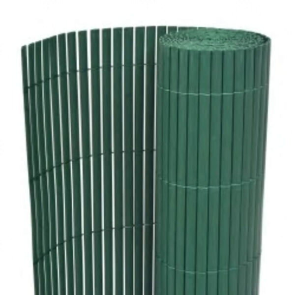 vidaXL Double-Sided Garden Fence 90x400 cm Green