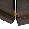 vidaXL Bathroom Countertop Dark Brown 140x30x(2-4) cm Treated Solid Wood