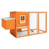 vidaXL Outdoor Chicken Cage Hen House with 1 Egg Cage Wood