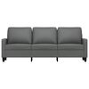 vidaXL 3-Seater Sofa Dark Grey 180 cm Fabric