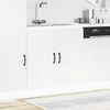 vidaXL Sink Base Cabinet Kalmar White 80x46x81.5 cm Engineered Wood