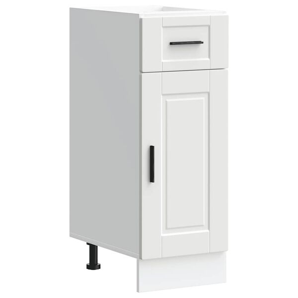 vidaXL Kitchen Base Cabinet Porto White Engineered Wood