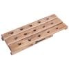 vidaXL Wine Rack for 15 Bottles 26x50x70 cm Solid Mahogany Wood