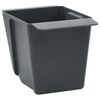 vidaXL Flower Boxes for Euro Pallets 12 pcs Grey 13.5 x 9 x 9.5 cm
