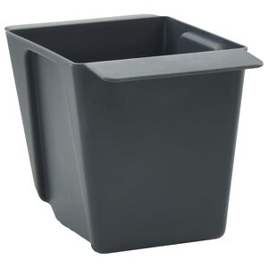 vidaXL Flower Boxes for Euro Pallets 12 pcs Grey 13.5 x 9 x 9.5 cm