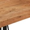 vidaXL Bar Table 55x55x107 cm Solid Wood Acacia and Iron