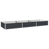 vidaXL Raised Garden Bed Anthracite 240 x 80 x 24 cm cold-rolled steel