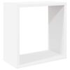vidaXL Wall Cube Shelves 4 pcs White and Sonoma Oak 30x15x30 cm