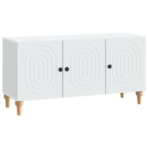 vidaXL TV Cabinet White 99 x 34.5 x 50 cm Engineered Wood