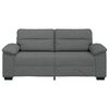 vidaXL 2-Seater Sofa Dark Grey 140 cm Fabric