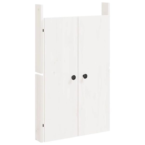 vidaXL Outdoor Kitchen Doors White 50x9x82 cm Solid Wood Pine