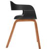 vidaXL Dining Chair with Bentwood and Faux Leather