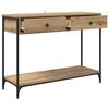 vidaXL Console Table Artisan Oak 100 x 34.5 x 75 cm Engineered Wood