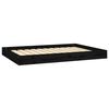 vidaXL Dog Bed Black 101.5x74x9 cm Solid Wood Pine