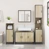 vidaXL Bathroom Sink Cabinet Sonoma Oak 90x33x60 cm Engineered Wood