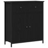vidaXL Sideboard Black Oak 70 x 30 x 80 cm Engineered Wood